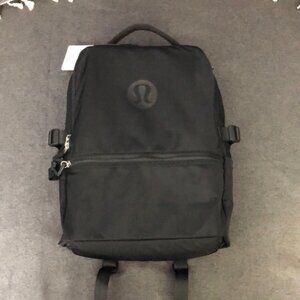 Lululemon Athletica Black Backpack Modern Minimalist Design